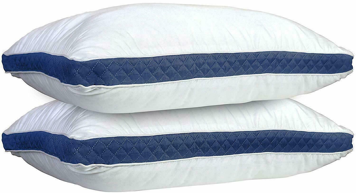 Luxury Bed Pillows Set of 2 for Side & Back Sleepers Down Alternative Pillow