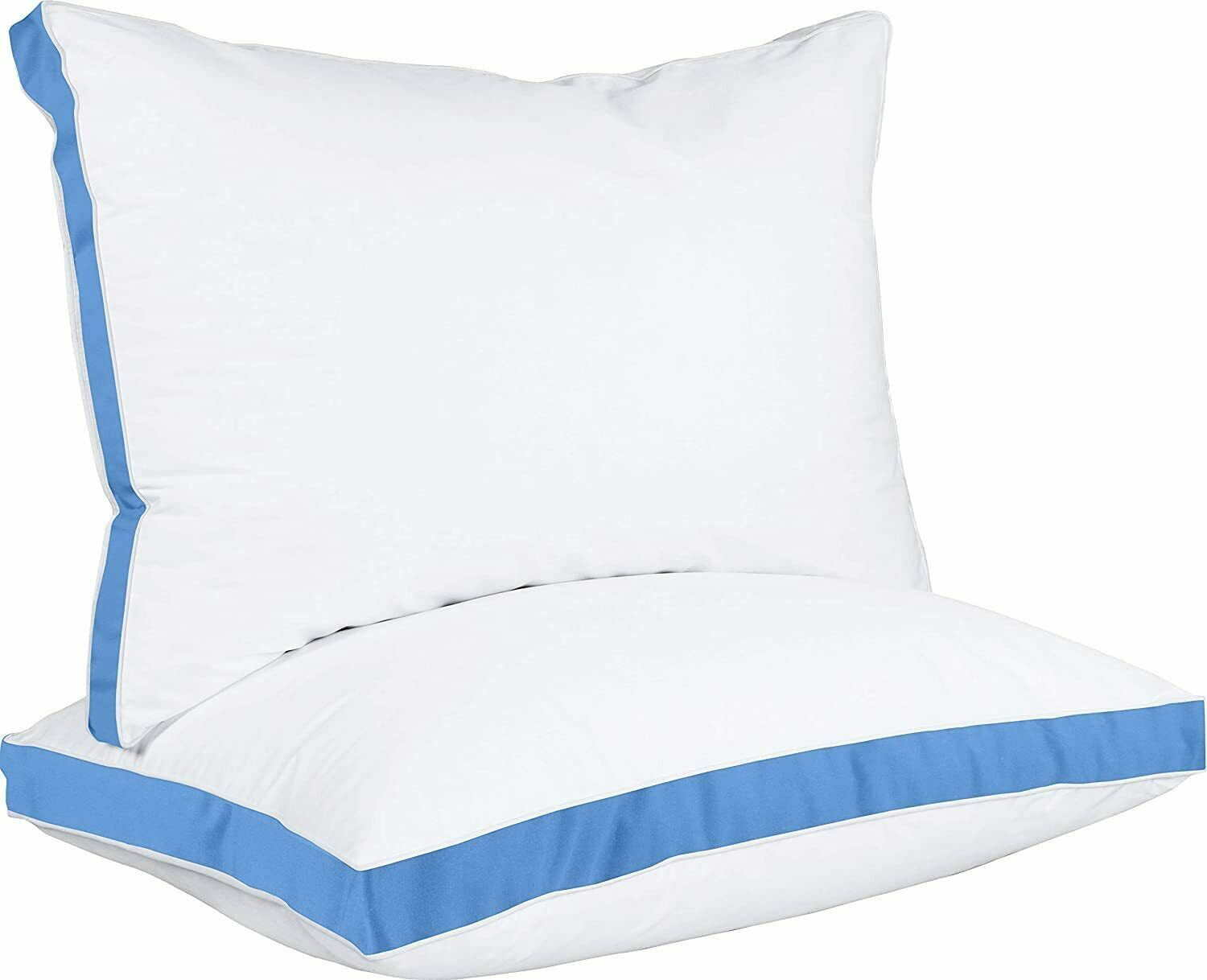 Gusseted Quilted Pillow Bed Pillows Side Back Sleepers Utopia Bedding