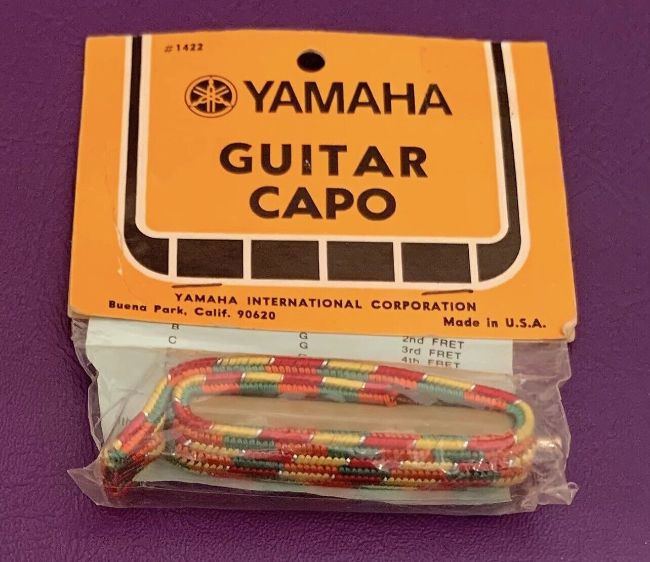 Vintage Yamaha Capo Case candy for FG-230 Red Label FG365