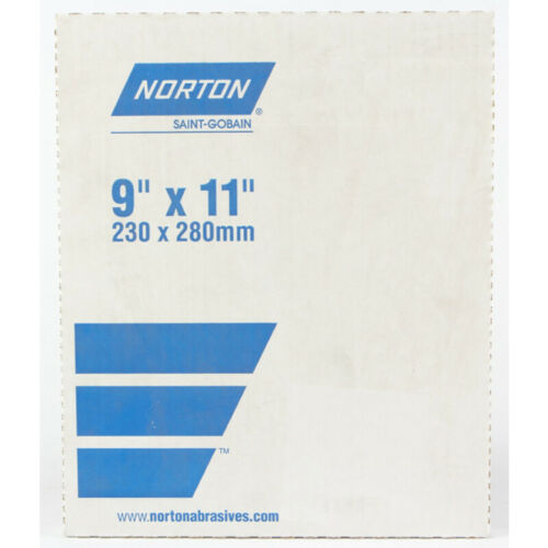 Norton 50387-038 50-Grit Aluminum Oxide Coarse Dry Sandpaper 11 L x 9 W in.