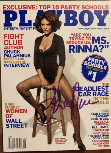 Lisa Rinna   Signed Playboy Magazine