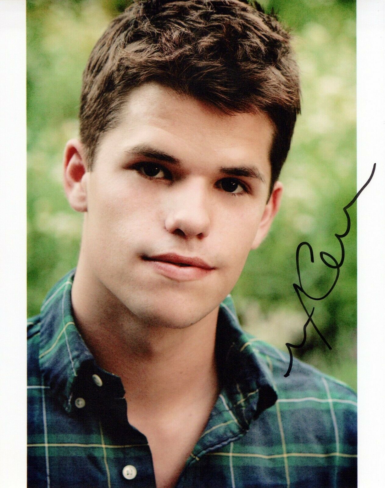 Max Carver head shot autographed photo signed 8x10 #6