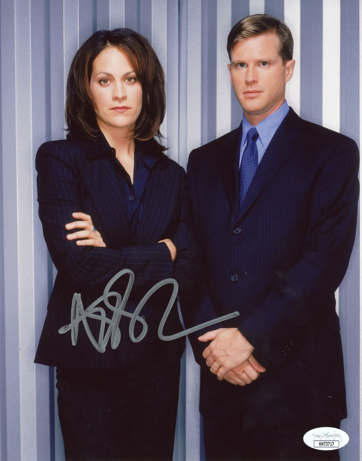 Annabeth Gish Monica The X Files 8x10 Photo Signed Autograph JSA Certified COA