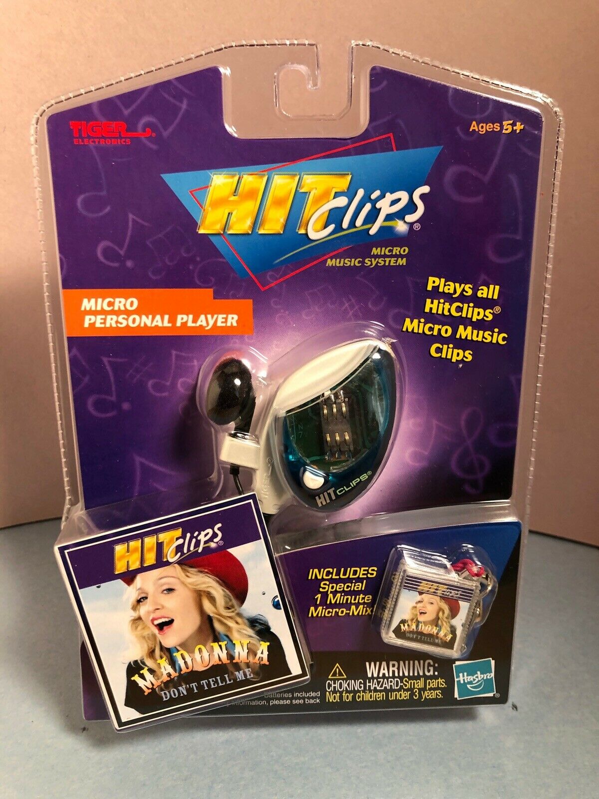Hit Clips Madonna Blue Micro Personal Player