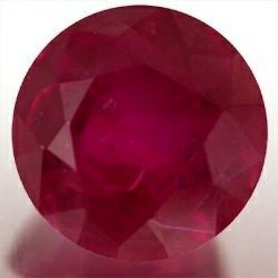 Masterpiece Collection: Round AAA Genuine Bright Red Ruby (2mm to 5mm)