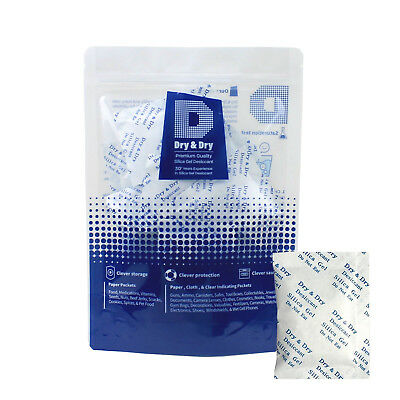 10 Gram X 15 Pk "dry&dry" Silica Gel Desiccant Packets - Reusable(fda Compliant)