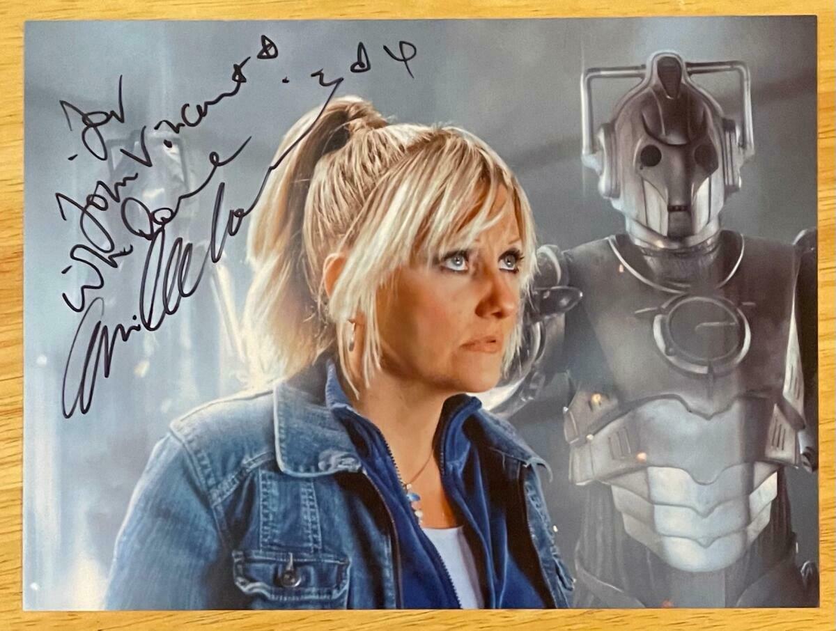 Camille Coduri, 100% Authentic Autographed Photo ! Legendary Actress ! Cool !