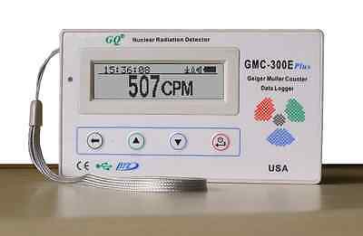 New Gq Gmc-300e Geiger Counter Nuclear Radiation Detector Data Logger Beta Gamma
