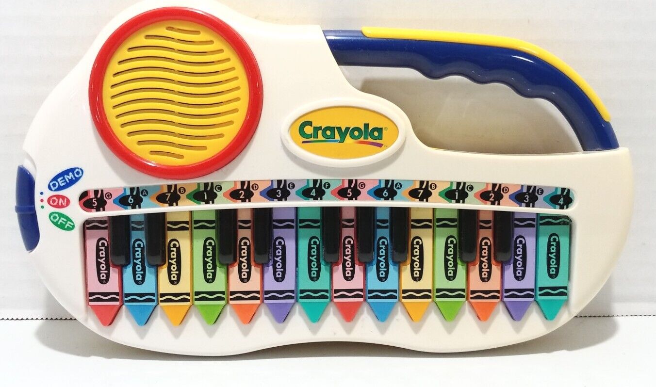 Crayola Mini Keyboard Mint Condition. Sounds Are Loud & Clear From 2000 Rare!